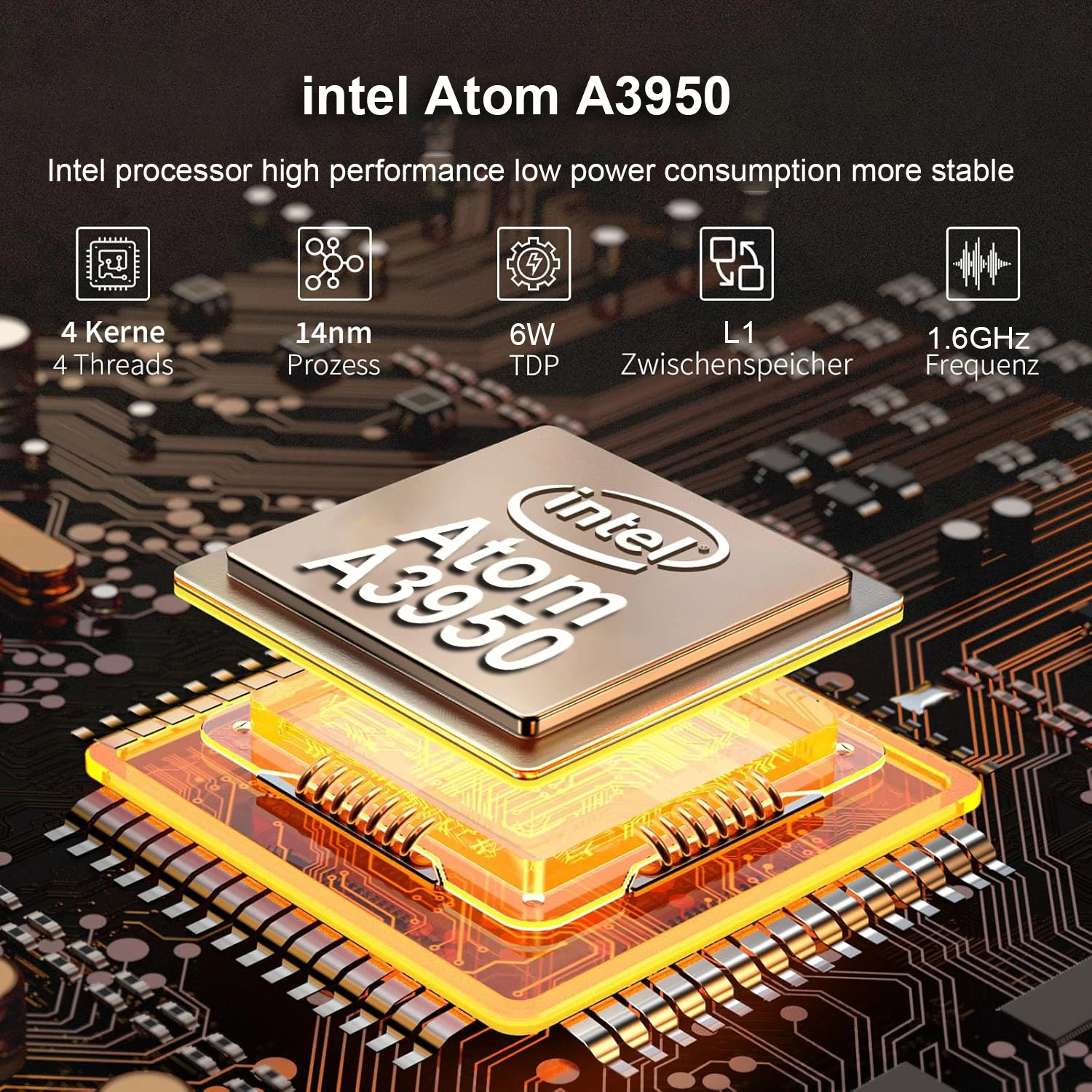 كمبيوتر محمول Erilles Windows 11 Pro Intel Atom A3950 2025 كمبيوتر محمول 12 جيجابايت رام 512 جيجابايت 1 تيرا بايت 2 تيرا بايت SSD 1080P كمبيوتر مكتبي للدراسة