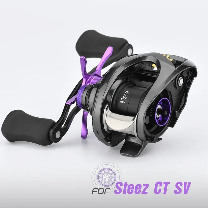 Gomexus Shallow Spool For GOMEXUS Aluminum Spool for Daiwa Steez CT SV Baitcasting Fishing Reel Spool Line Rolling Cup