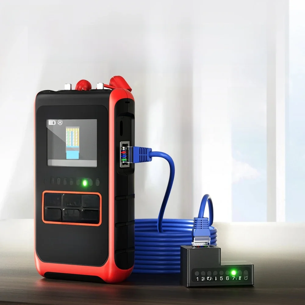 Noyafa NF-916 Miernik mocy światłowodowej 4 w 1 Wizualny lokalizator usterek VFL REF FC SC ST Rj45 Tester kabli światłowodowych Narzędzia sieciowe — zdjęcie produktu 7
