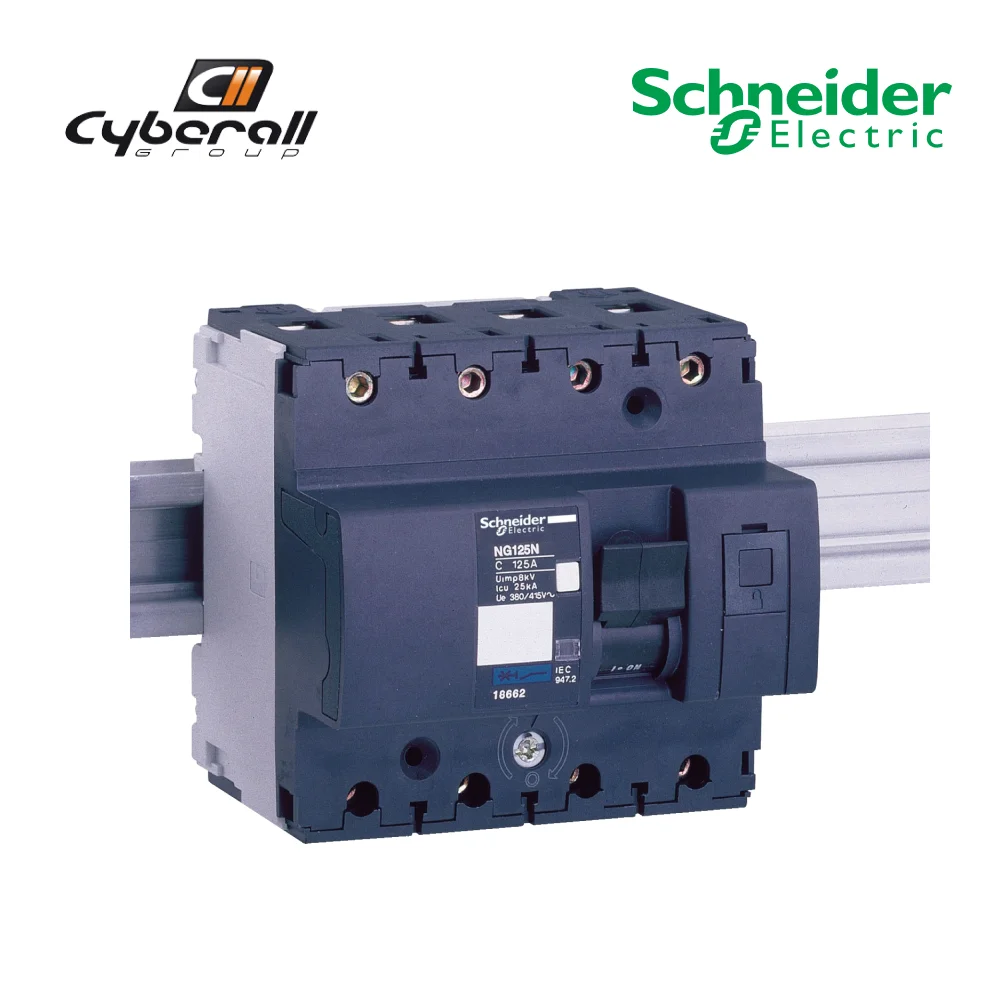 Schneider Electric-Cyberall-miniature magnetothermal automatic switch block range Acti9 NG125N 4