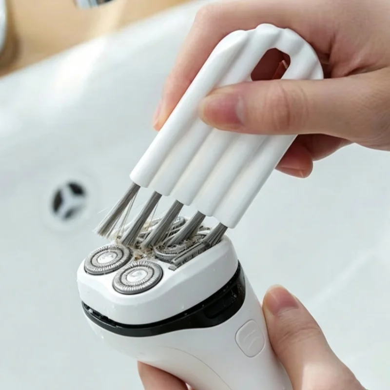 Multi-functional Flexible Mobile Phone Clean Fine Dust Cup Lid Card Slot Earphone Cleaning Brush For Headset Keyboard Cup Cover