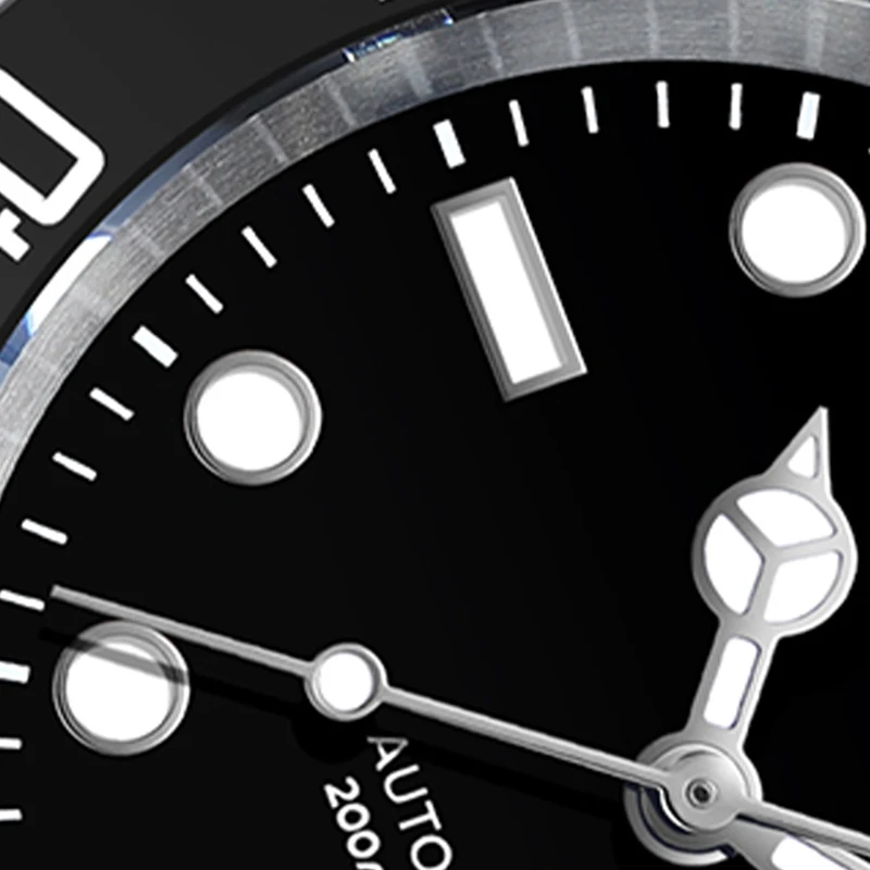 AddiesKin K012 Men's Mechanical Diver Watch ST2130 Artisanal Sardonyx Stone Dial Ceramic Bezel Magnified Date Sapphire Crystal