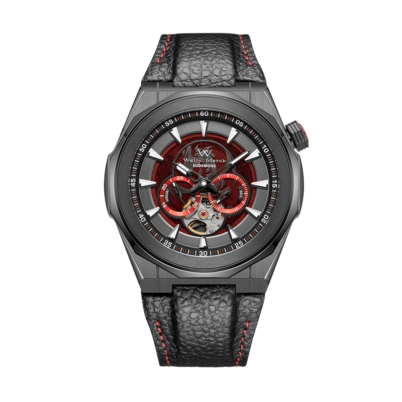 WM Watch Welly Merck Automatic Mechanical Watches Man Sapphire Crystal Sport Casual Anime Limited Edition Watch 02M-MOYU