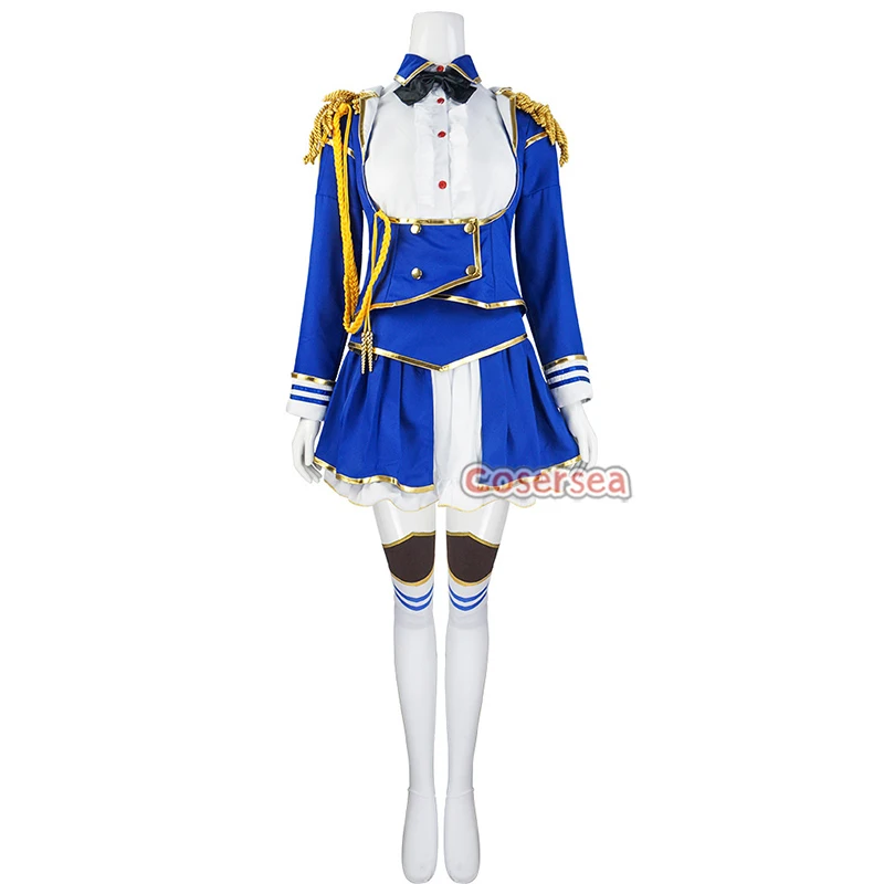 Cosersea Daiwa Scarlet Косплей Костюм Игра Uma Musume: Pretty Derby Daiwa Scarlet Униформа Хэллоуин Женское Платье Полный комплект