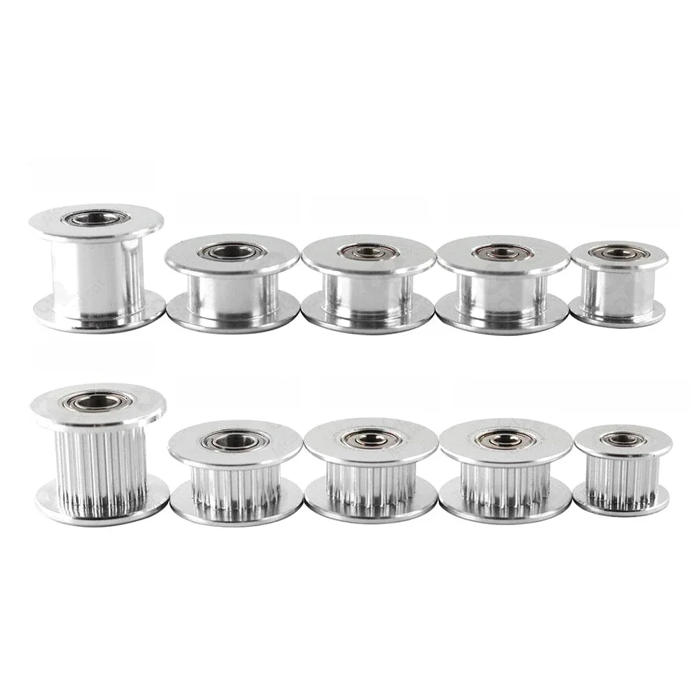 GT2 Koło pasowe rozrządu 16/20 Otwór koła zębatego 3/5 mm Aluminiowa szerokość zębów przekładni 6/10 mm Części do drukarek 3D do części Reprap — zdjęcie 2