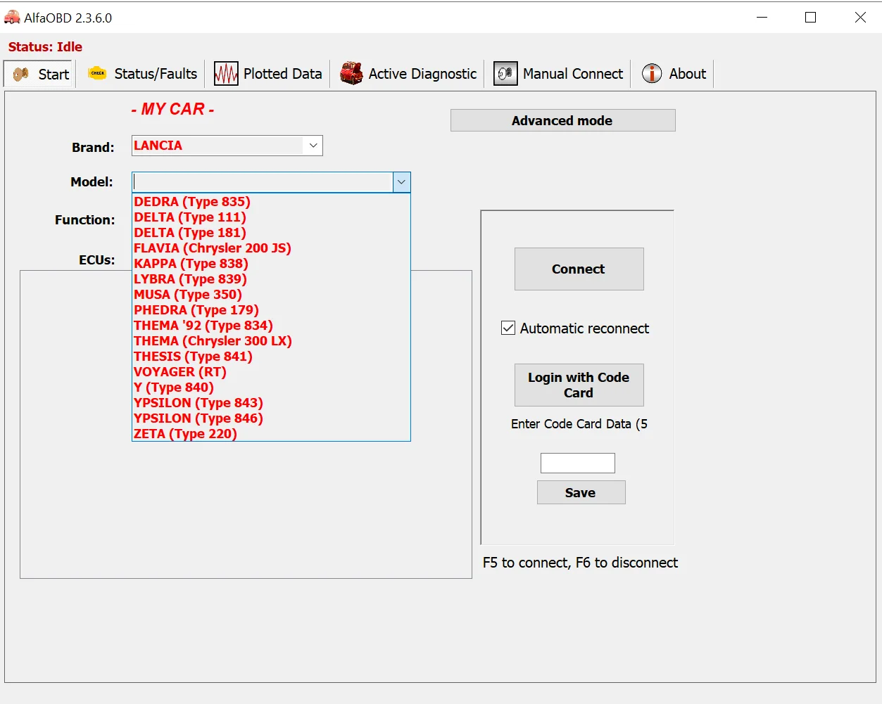 AlfaOBD v 2.3.6.0 For Windows Full Licensed - Diagnosis Alfa Fiat Lancia Abarth Dodge RAM Chrysler Jeep Peugeot Citroën