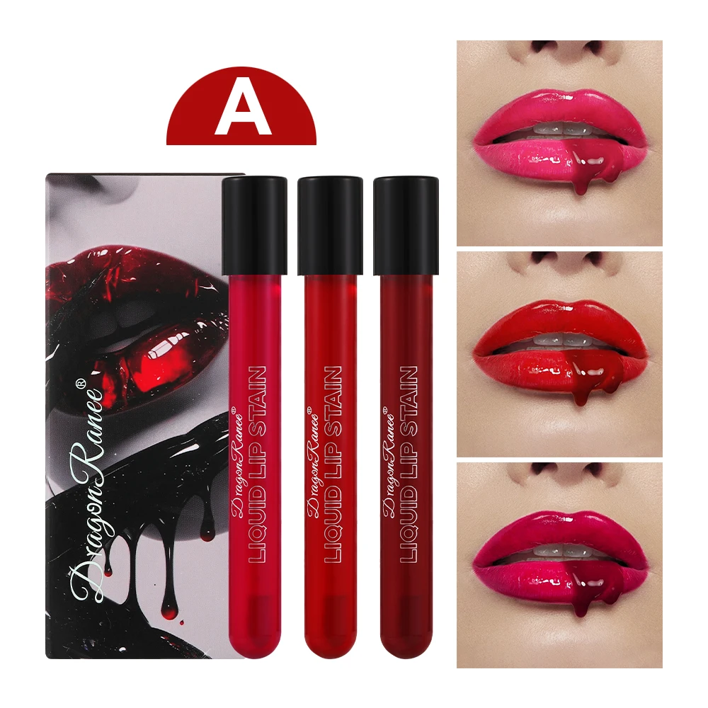 Halloween Lipstick Set | 3 Bold Colors | WATERPROOF Long-Lasting & Smudge-Proof | Perfect for Halloween Makeup LIP TINT