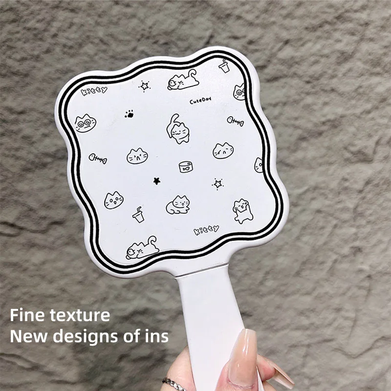 HD-spiegel met kam, handige make-upspiegel, draagbare make-upspiegel, draagbare zakspiegel, mini-make-upspiegel