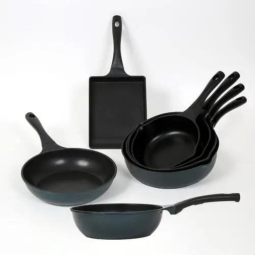 [Korean manufacturing/non-stick coating] Chef line New-sided frying pan wok square egg pan roll