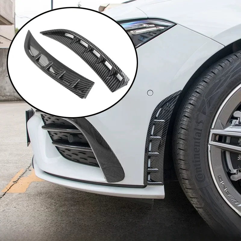 Do Mercedes Benz Akcesoria CLA C118 CLA250 CLA35 2020+ Zderzak przedniego koła Canard Boczna osłona błotnika — zdjęcie 2