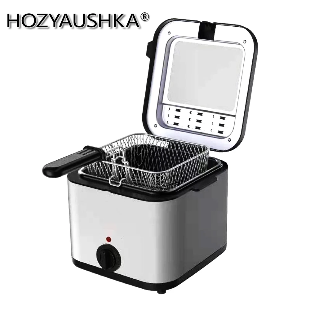 1000W frying machine, HOZYAUSHKA, French fries machine, fried chicken machine, 80-190℃ temperature control, Home/commercial use,