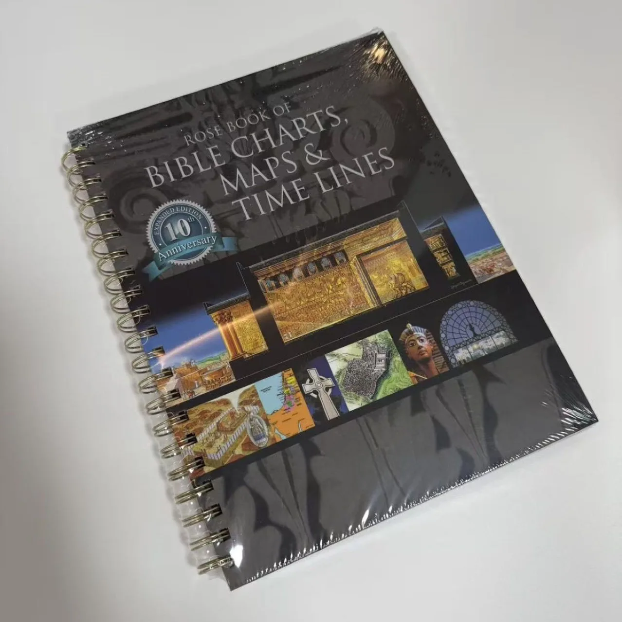 Rose Book of Bible Charts, Maps & Time Lines, 10th Anniversary Expanded Spiral Bound Bible Study Reference Book