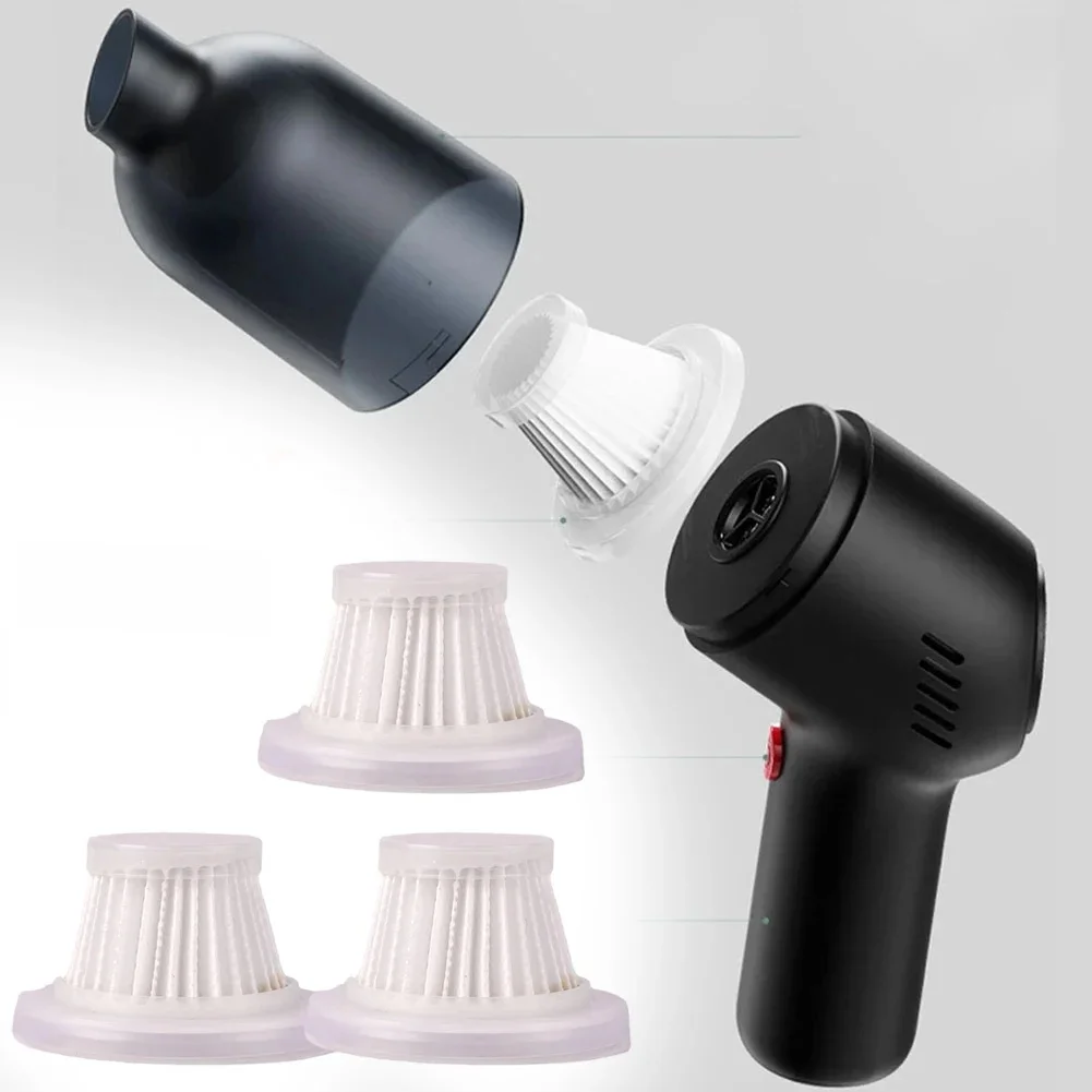 Filtre pour aspirateur de voiture à main filtre de remplacement aspirateur de bureau sans fil Portabe Compatible sans fil lavable
