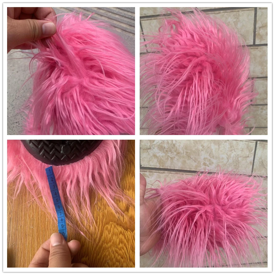 Factory Price New Designer Real Tan Sheep Fur Women Slides Slippers For Season With Customized Color