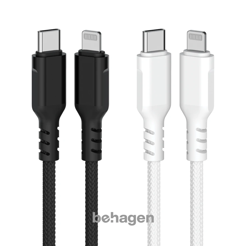 Behagen Vihagen USB-C Lightning 8 pin fast charging data cable MFi certified 1.5M