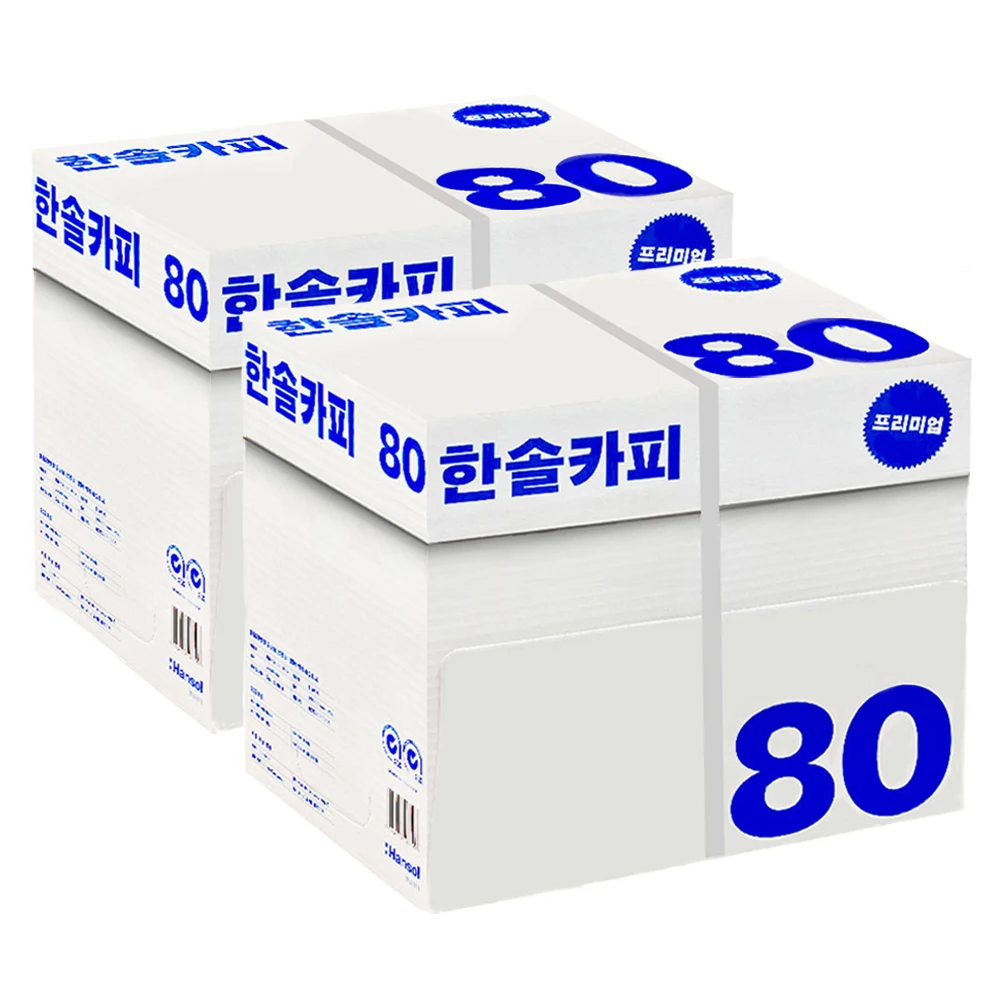 Hansol A4 Kopierpapier 80 g 2500 Stück 2 BOX