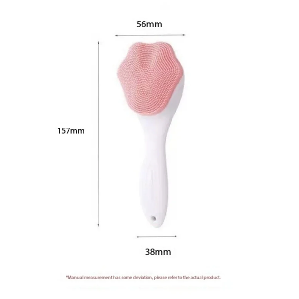 Handmatige gezichtsreinigingsborstel van siliconen - Cat Paw Face Scrubber voor het verwijderen van make-up, mee-eter en poriënpeeling