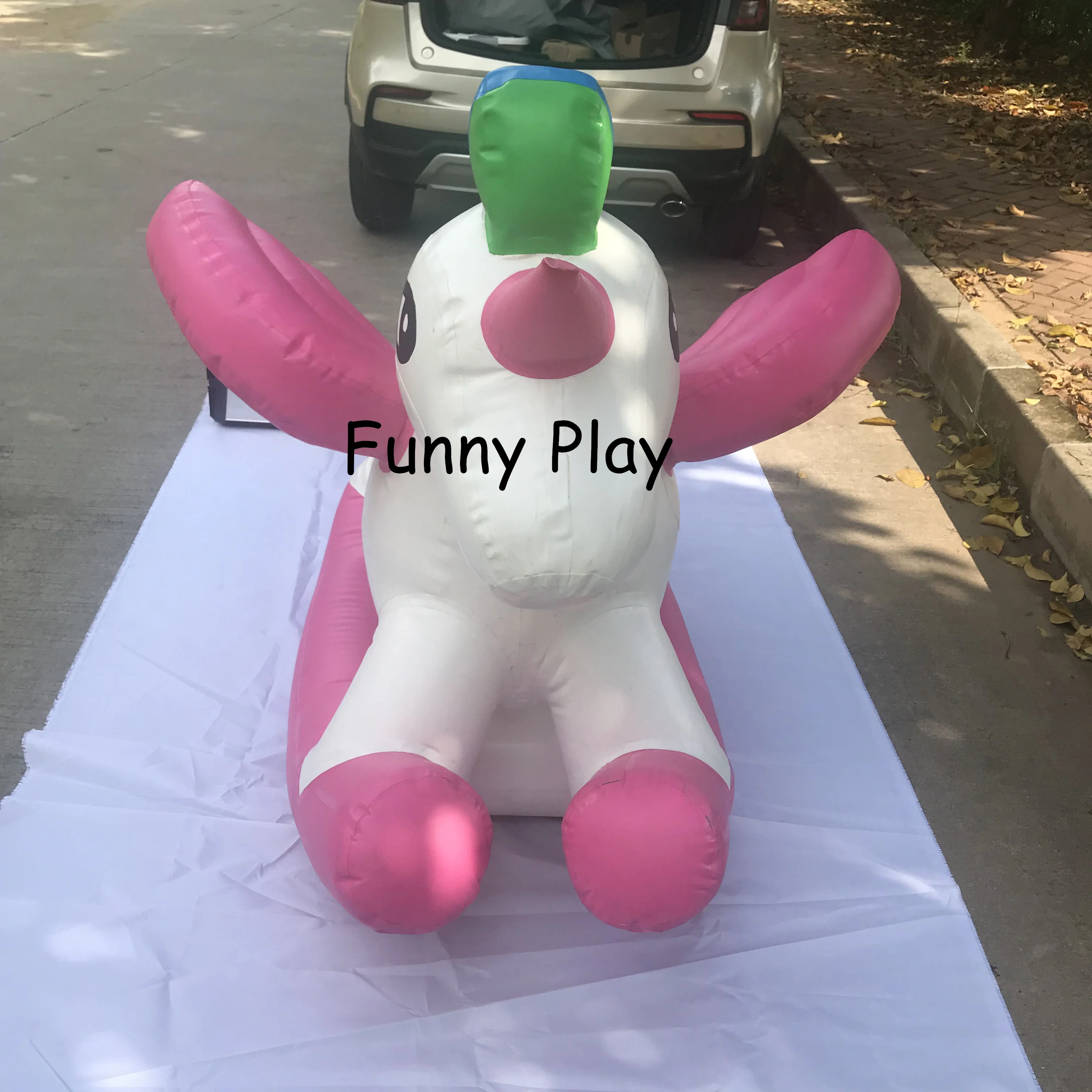 inflatable riding unicorn inflatable jump horse rocking horse for kids and adults Inflatable Animals Ride on toys Rocking Horse