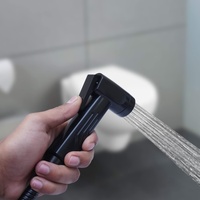 1 Set - High-Pressure Toilet Bidet Sprayer Kit, Handheld Washing Spray Gun with Hose & Holder, Ideal for Bathroom Cleaning & Hyg