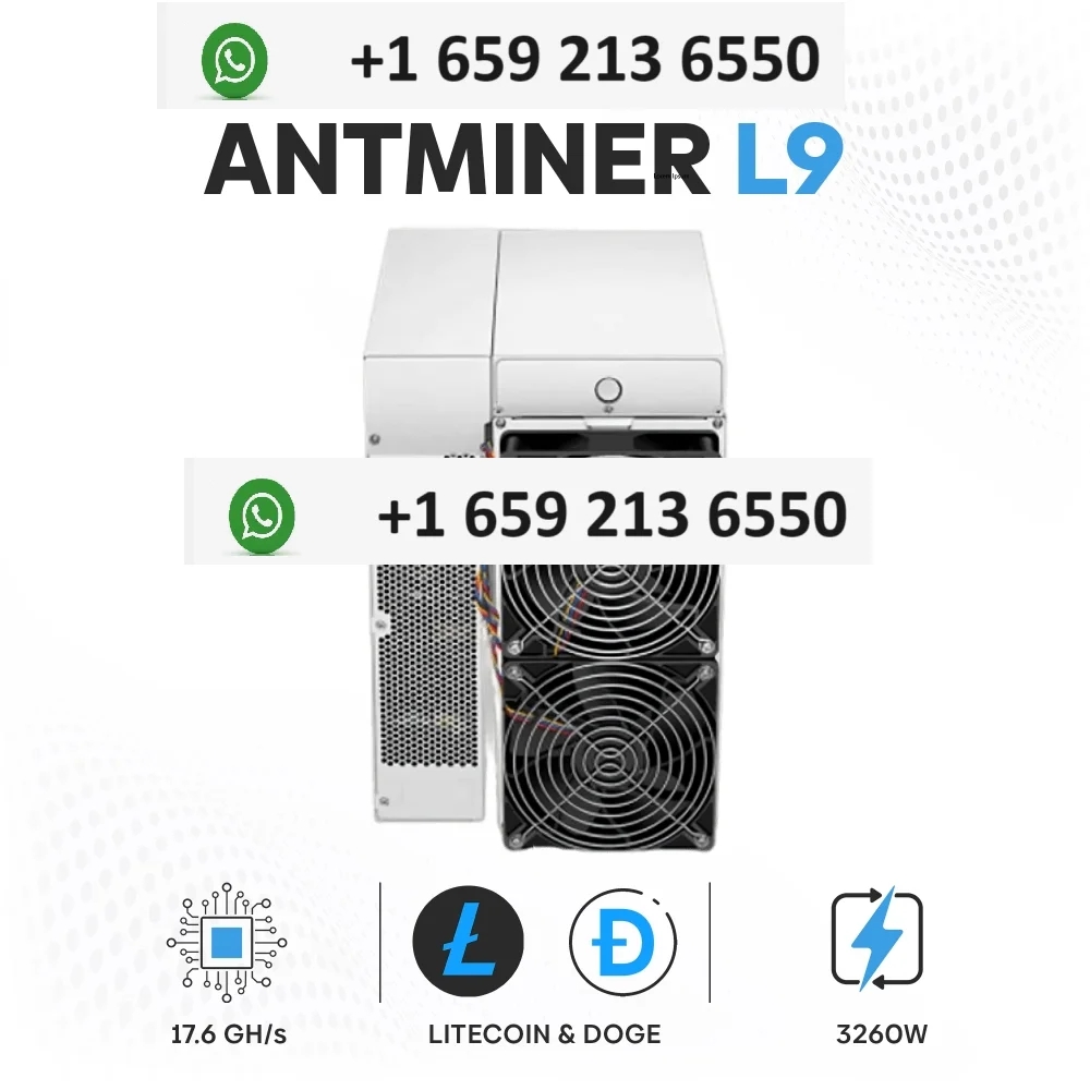 

Удивительное предложение! Bitmain Antminer L9 16G 3360W, Майнер для майнинга, догкоин