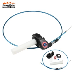 Mango de acelerador de Gas Universal para motocicleta, manija de acelerador de motocicleta 1/4, 22mm, 7/8 pulgadas, para Kawasaki, Honda, Motocross, Dit Bike