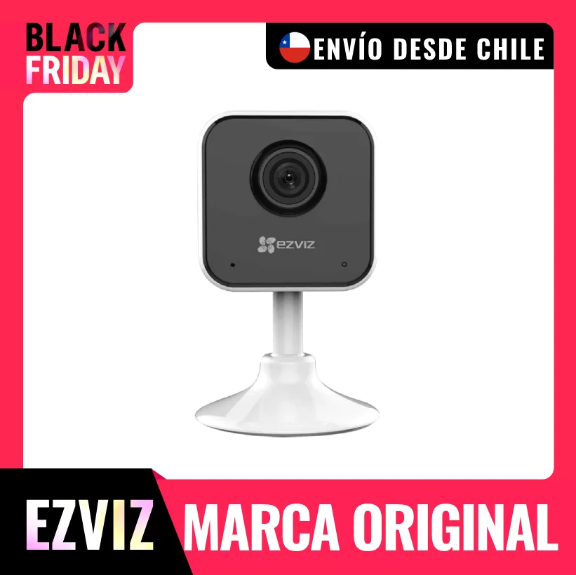 Cámara Wi-Fi inteligente hogar ezviz h1c 2mp Bidireccional Detección de movimiento alarma