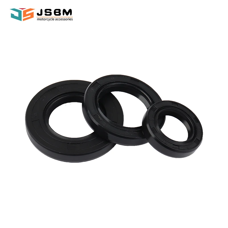 JSBM Engine Crank Bearing Left Right Crankshaft Oil Seal For Suzuki Address V100 AG100 CE11A CE13A Moped Pulley Side Oil Seal