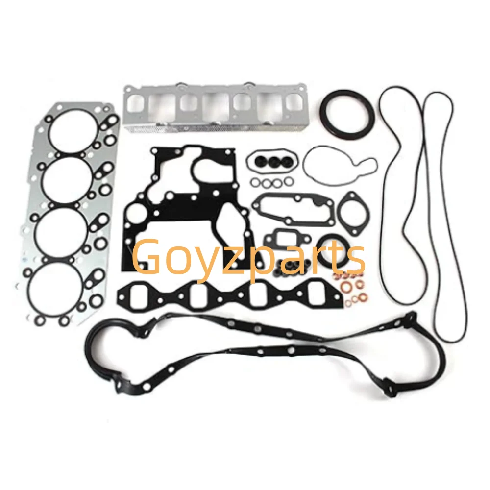 

4JB1 4JB1T 5-87812-706-7 Z-5-87810-457-2 Z-5-87812-706-1 Full Gasket Set for Isuzu Hitachi Kato Kobelco SK60 SK70 SK75 Excavator
