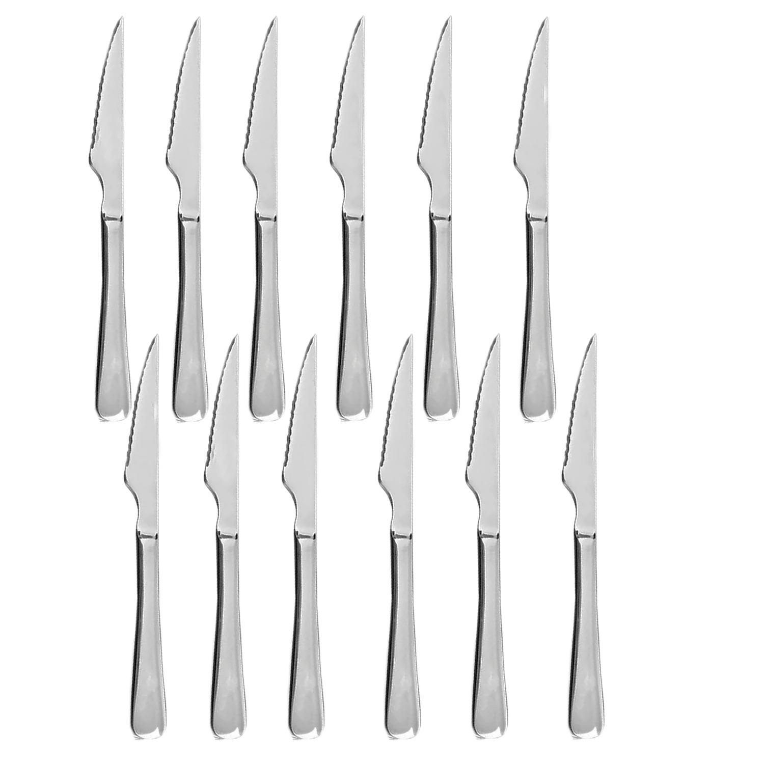 Stainless steel elegant cutlery set-spoons, forks and knives. 12 PCs set Dishwasher suitable