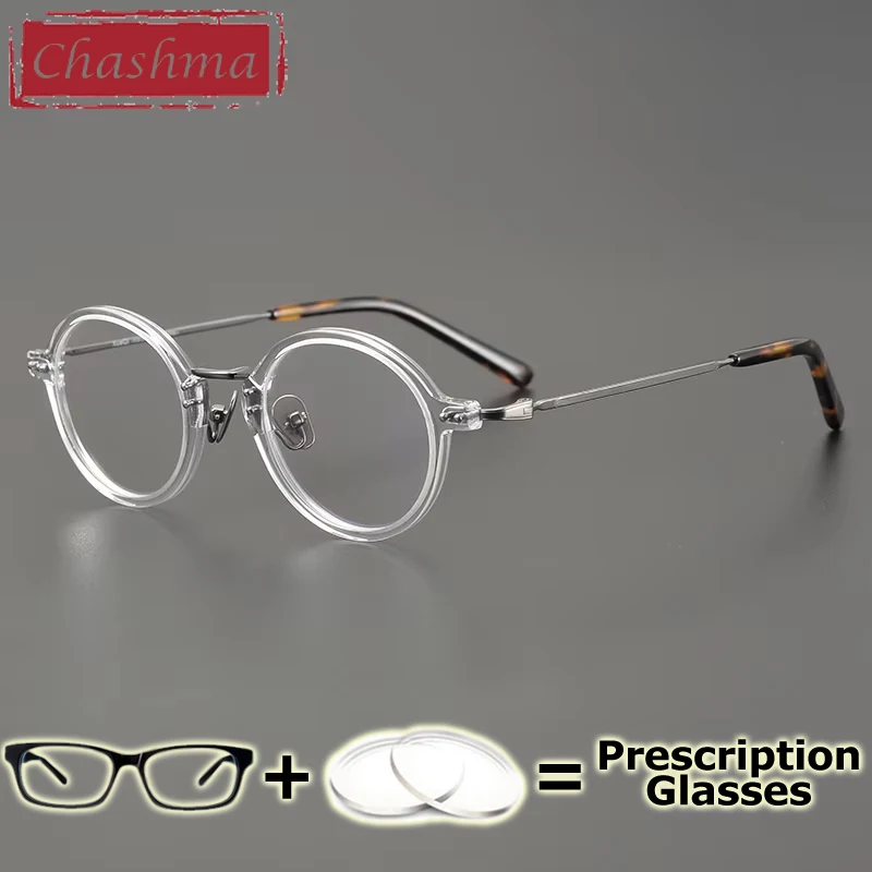 

Chashma Prescription Glasses Acetate Optical Progressive Photochromic Men Women Round Fashion Quality Trend Eyewear Spectacles