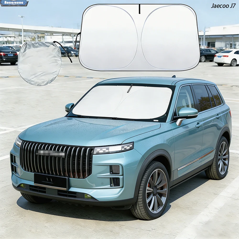 

Car Windshield Sun Shade For Jaecoo J7 2023-2025 Sunshade Sun Visor Protector Foldable Blocks UV Rays