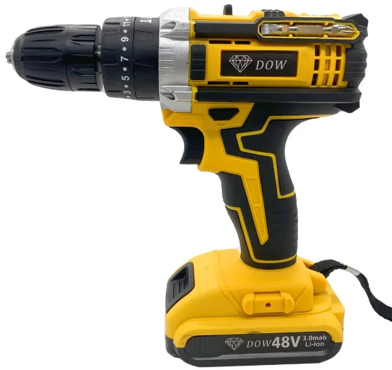 مثقاب لولبي من Neverdie مع خطاف ، 36 فولت ، 48 فولت ، بطاريتين #3