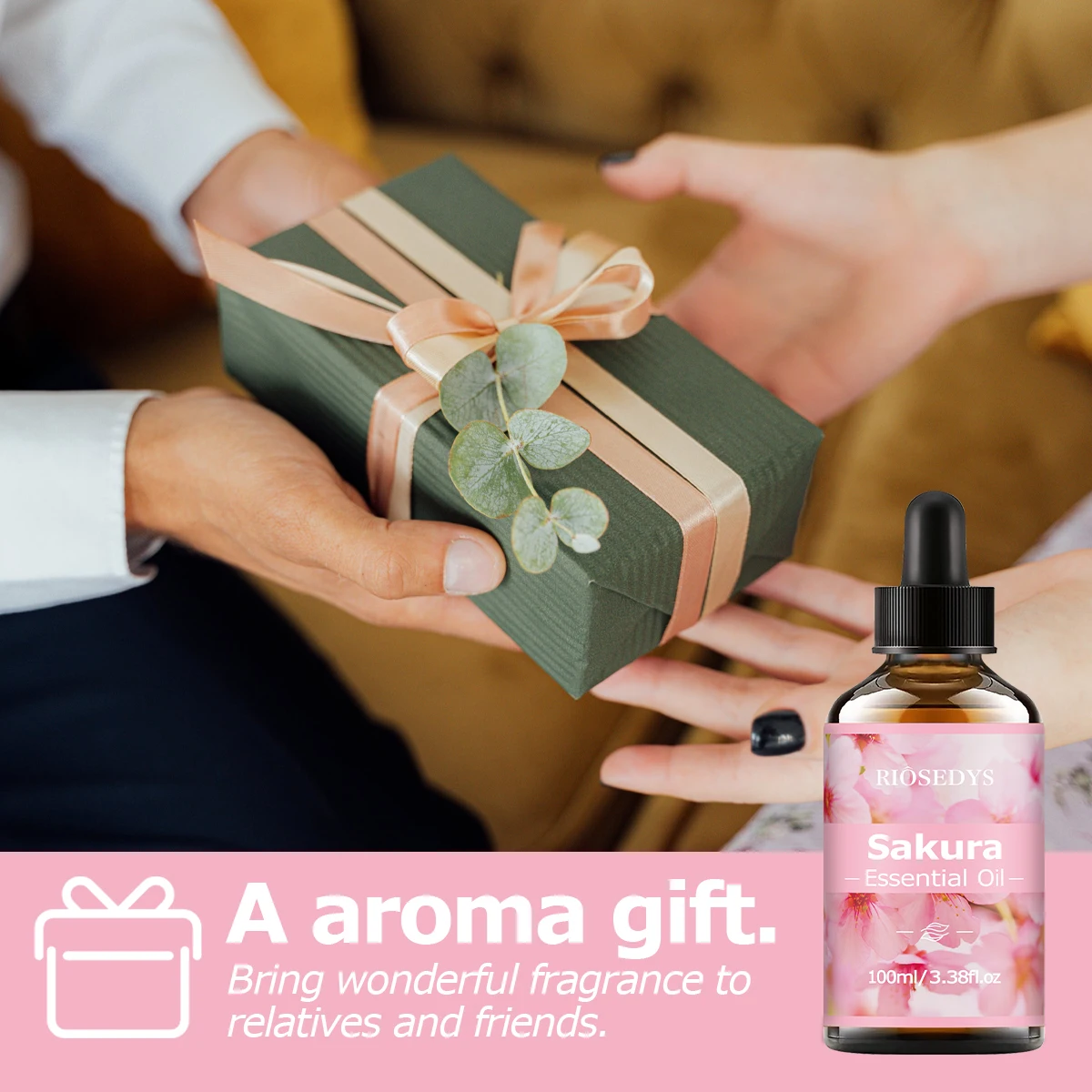 SAKURA Ätherisches Öl, frisches Blumenduftöl für Diffusoren, DIY-Bastelarbeiten und Aromatherapie, weiches und zartes Aroma – Detail 9