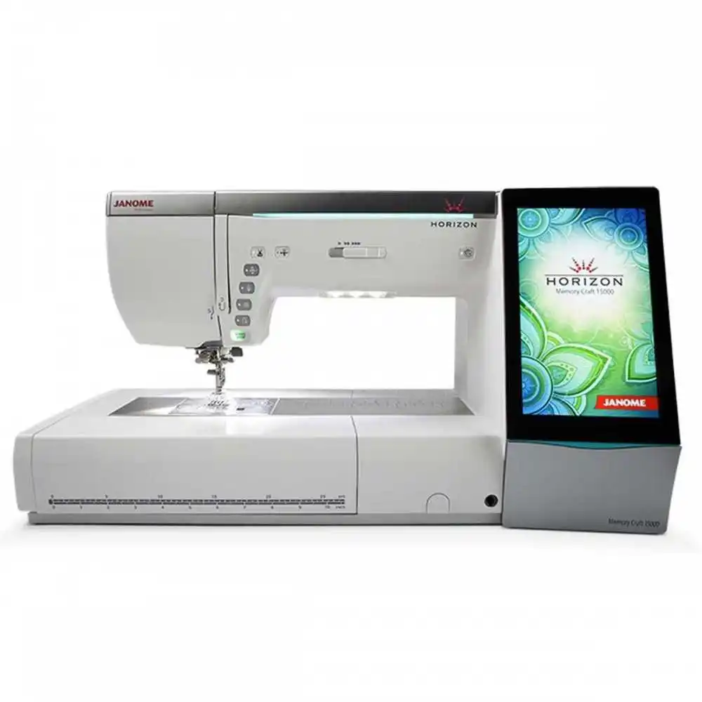 BEST CONSUMER SALES   JANOME HORIZON MEMORY CRAFT 15000 SEWING & EMBROIDERY MACHINE