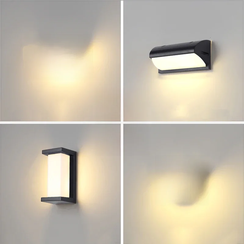 Extra Large LED applique murale extérieure étanche IP65 Radar capteur de mouvement LED lumière extérieure applique extérieure éclairage extérieur LED