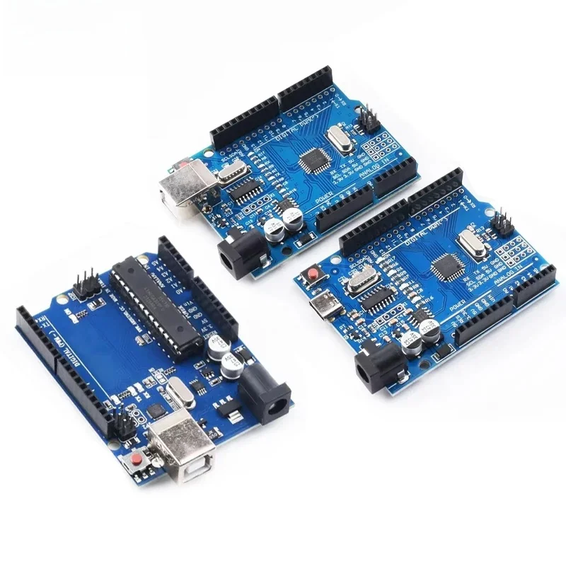 Carte de développement UNO R3 ATMEGA328P CH340 / ATEGA16U2 Compatible pour Arduino avec câble R3/R4 UNO Proto Shield carte d'extension