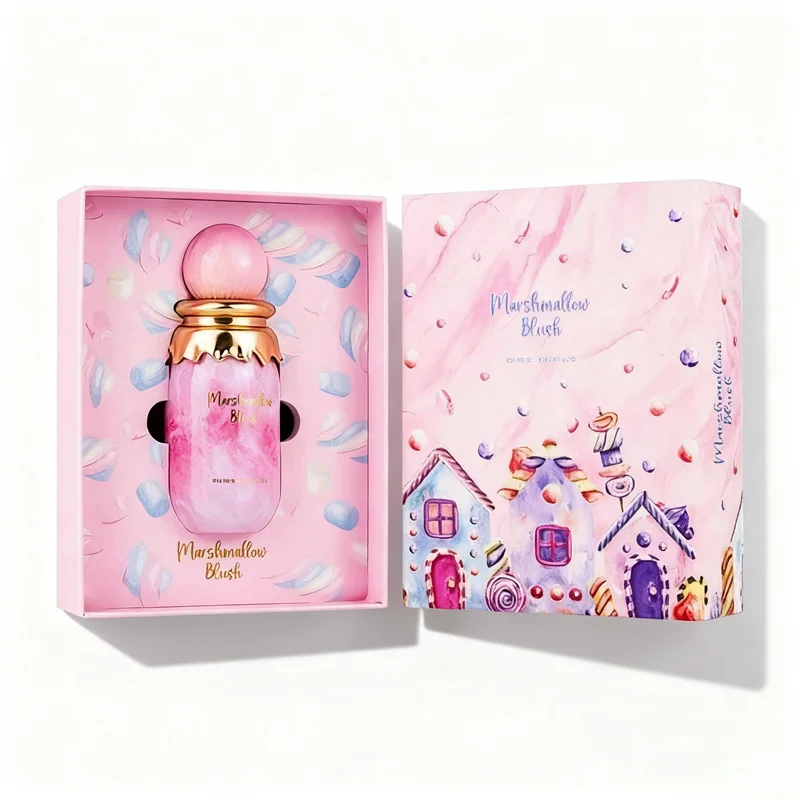 

Paris Corner Marshmallow Blush Eau De Parfum 100ml Sweet Strawberry Vanilla Long Lasting Women Perfume