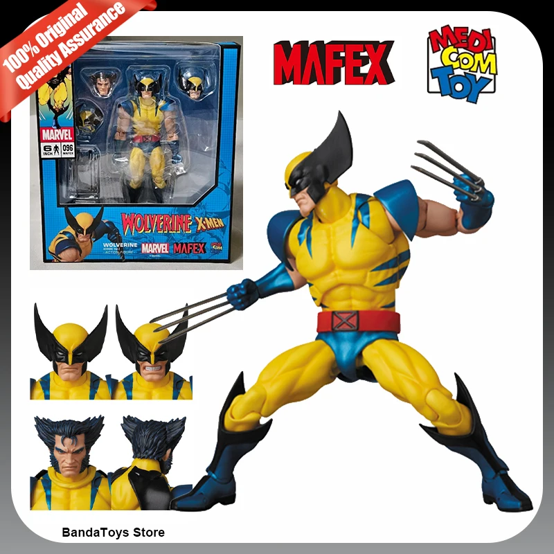 

В наличии оригинальная игрушка Medicom Mafex 096, Росомаха, комикс Ver. X-MEN No.096 коллекционные Аниме фигурки модели игрушки