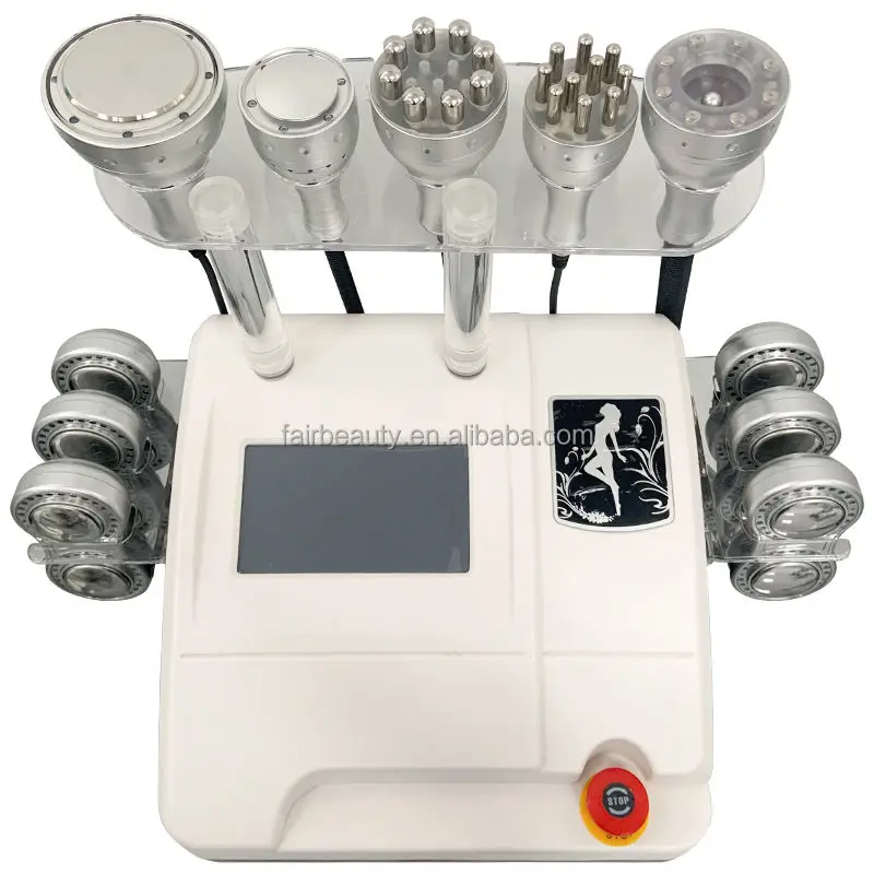 6in1 lipocavitation Massage Fat Reduce ultracavitation Cellulite Remove EMS microcurrent pads body slimming machine