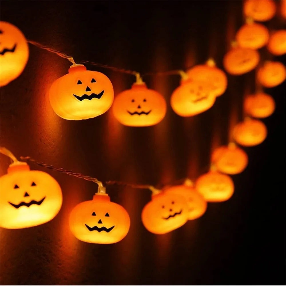 

1PC 1.5M10LED/3M20LED Orange Cut Pumpkin Lantern,Suitable for Halloween Party,Fall Harvest Season,Fall Autumn Decoration﻿