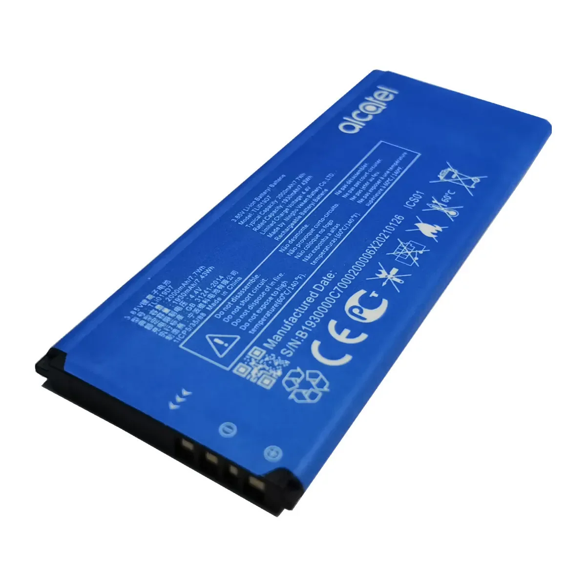 Original 2000mAh TLi019D7 Battery For Alcatel 1 5033 5033D 5033X 5033Y 5033A 5033T 5033J / Telstra Essential Plus 2018 / TCL U3A