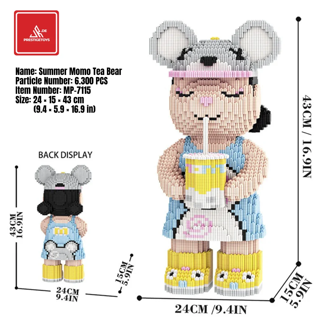 43 cm half-gedissekte anatomische berenfiguur - modern abstract kunstwerk met vloeibaar patroon, esthetische woonkamerdecoratie, premium model in doos (verzonden vanuit Duitsland)
