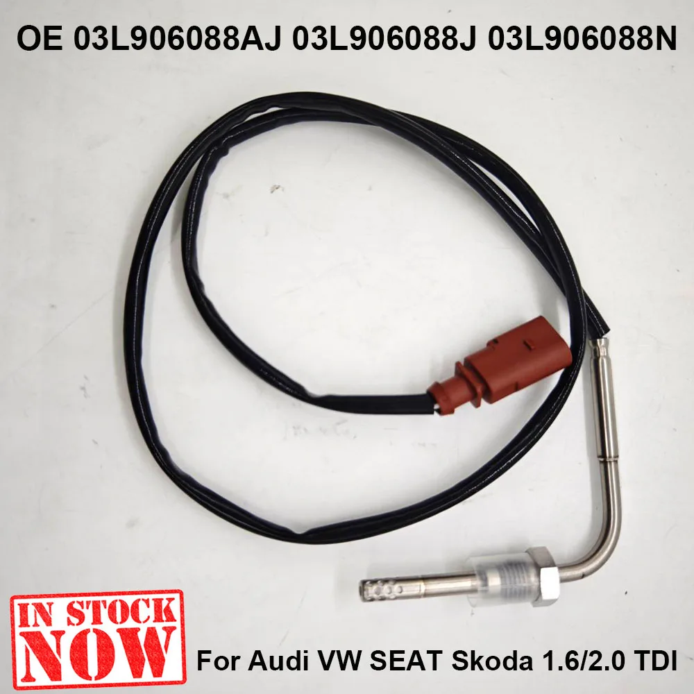 

03L906088N 03L906088AJ Brand New 2-PIN Exhaust Gas Temperature Sensor Fits For AUDI VW SEAT SKODA 1.6/ 2.0 TDI 27320003