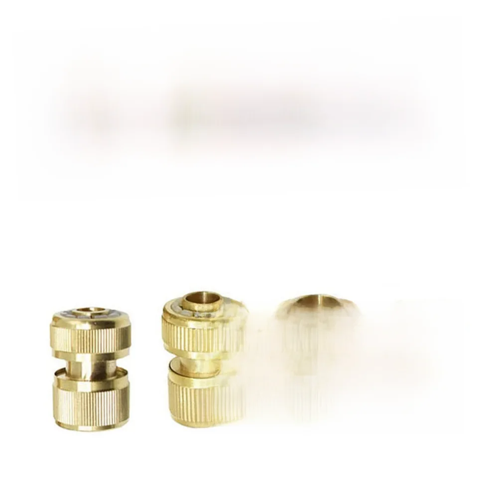 1/2'' 5/8" 3/4'' 1'' Messing Schlauch Schnell Anschluss Wasser Stop Fitting Kupfer Gewinde Tap