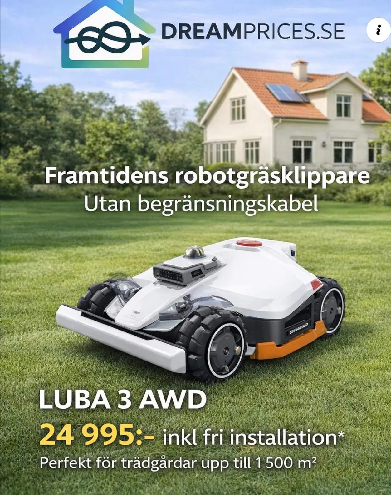 👑 KING-SIZE Mammotion LUBA 3 AWD 10000H 2026 Smart Robot Lawn Mower ⚡️ Massive Cutting Power, Precision Control & Garage Includ