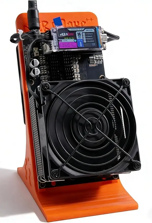 

AS BUY 2 GET 1 FREE New NerdQaxe++ Hydro Rev 6.1 Miner Upgraded - 6TH/s Bitcoin Miner