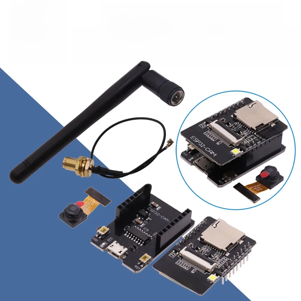 ESP32-CAM moduł WiFi 2.4G antena ESP32S do WiFi ESP32-CAM-MB pokładzie rozwoju 5V Bluetooth z OV2640 moduł kamery DIY — zdjęcie produktu 7
