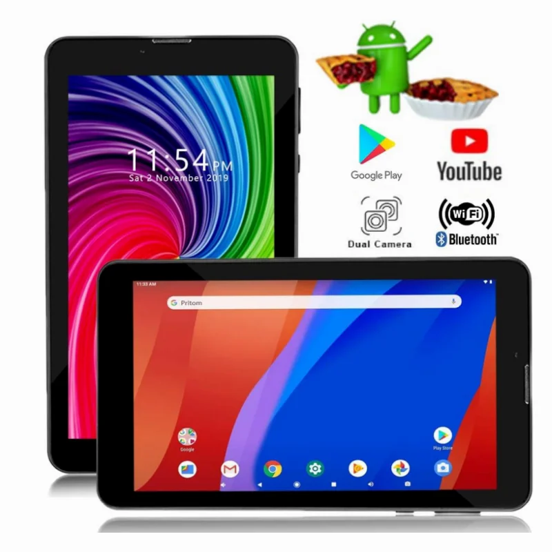 Heiße Verkäufe 7,0'' 1GB RAM 16GB ROM Dual Kamera Tablet PC Android 6,0 Tablets WiFi RK30sdk Quad-Core CPU 1024x600 Pixel