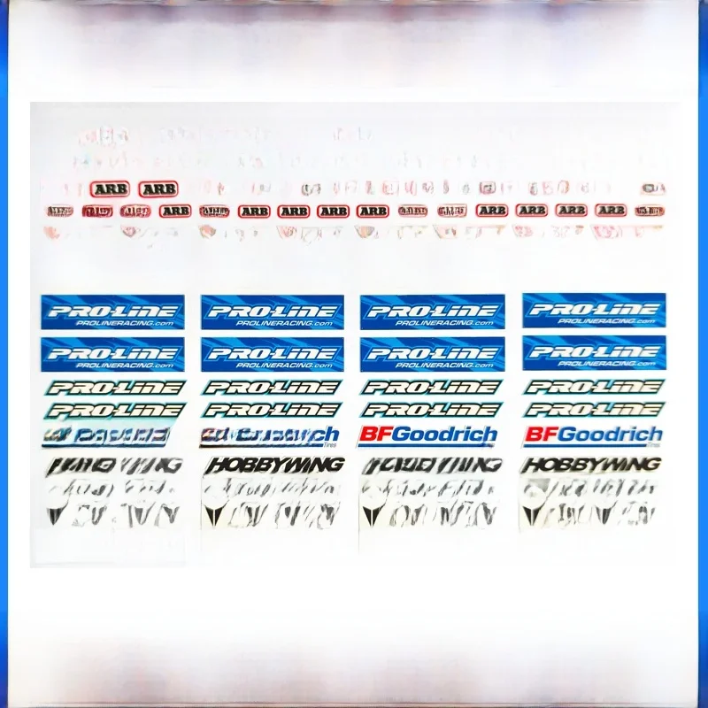 AliExpress NONE 1/10/12/16/18/24 RC Car Motor Bike Bicycle Decal Stickers Label Painting Upgrade Parts