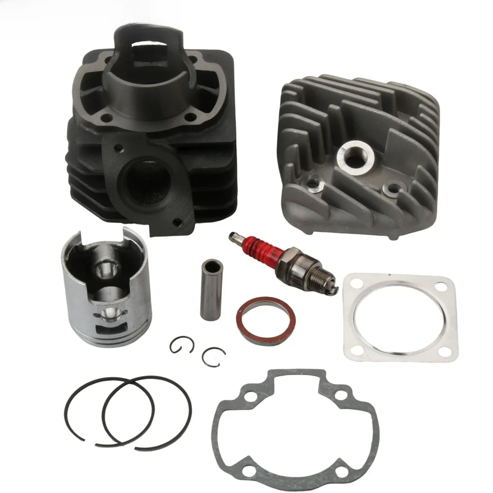 Skuter 70cc duża pojemność zestaw siłowników i głowy dla Honda Dio G SP SR AF18 AF27 AF28 cień 50 SRX50 AF42 47mm 2-suwowy silnik części — zdjęcie 2